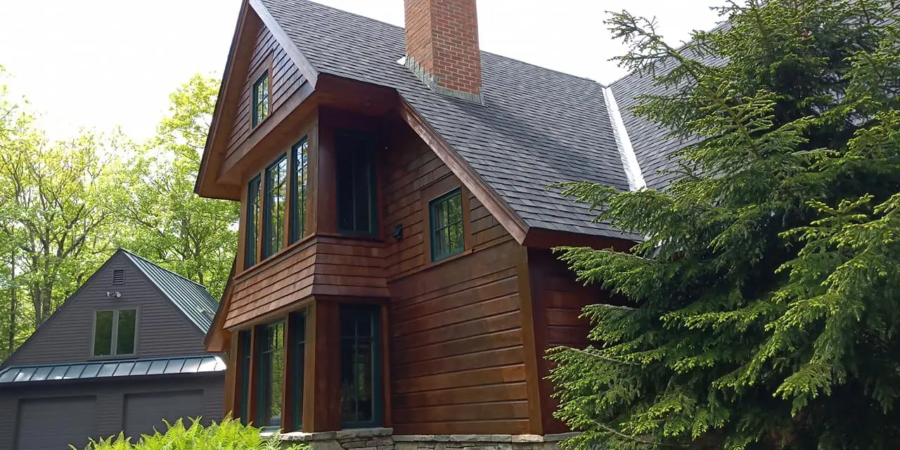 wood siding staining