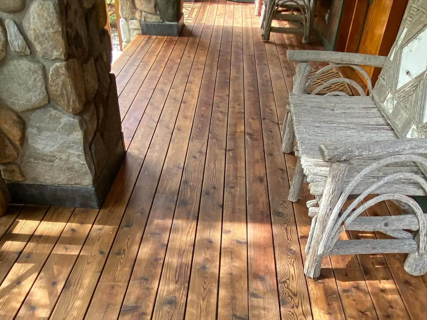 deck staining