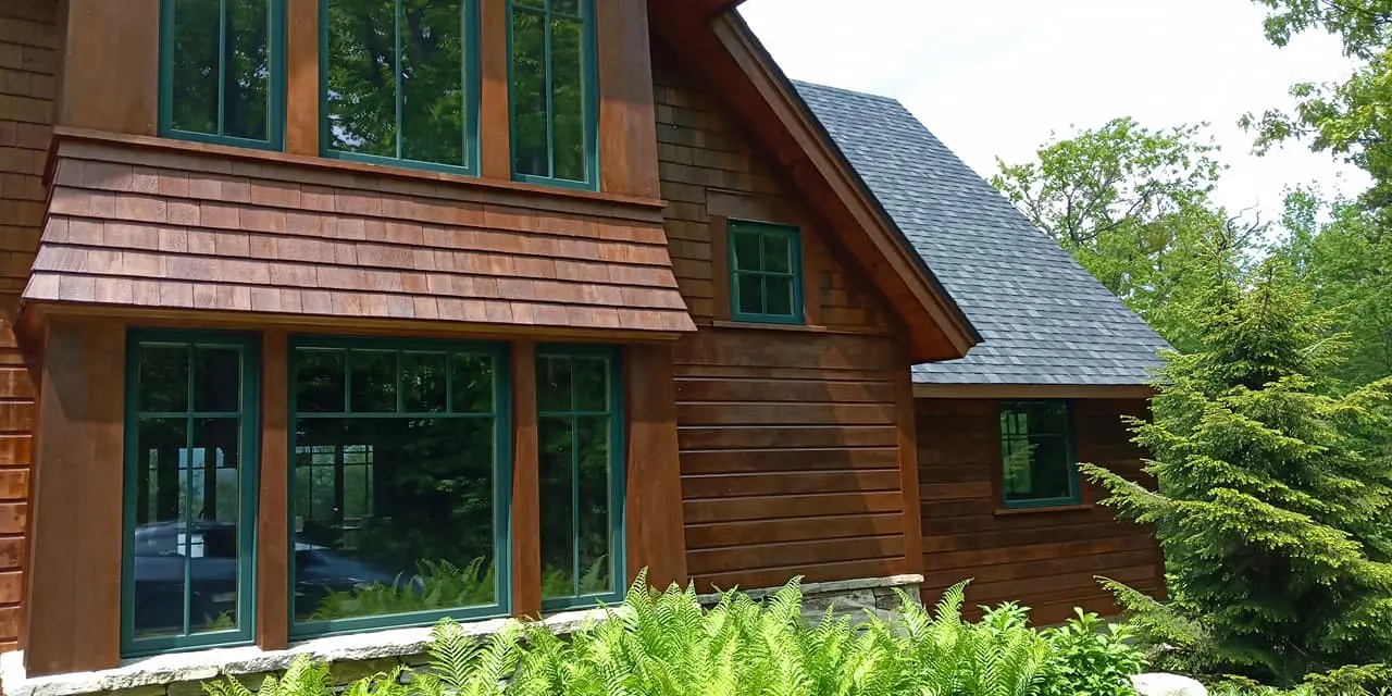 wood siding staining