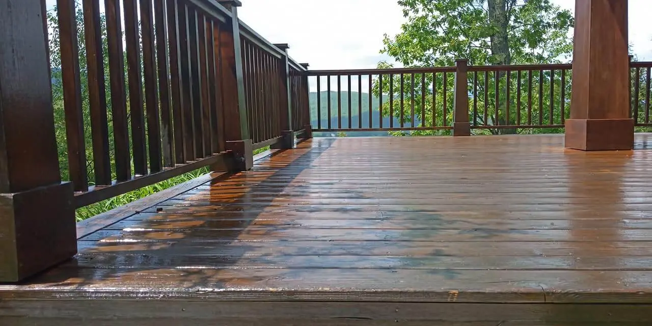 deck staining